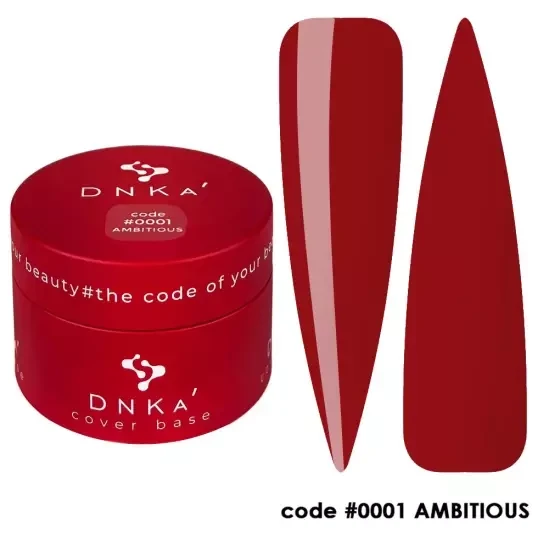 Камуфлююча база Dnka Cover Base #0001 Ambitious, 30 мл