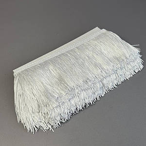 Бахрома танцювальна 10см, моток 9 м - Біла