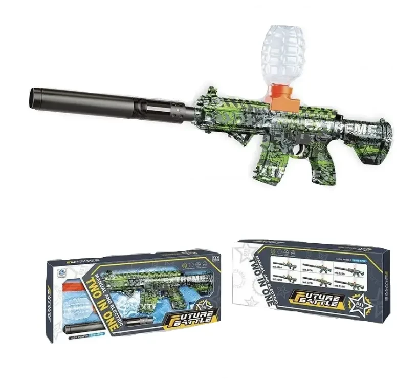 Іграшковий автомат з глушником на акумуляторі  63 см