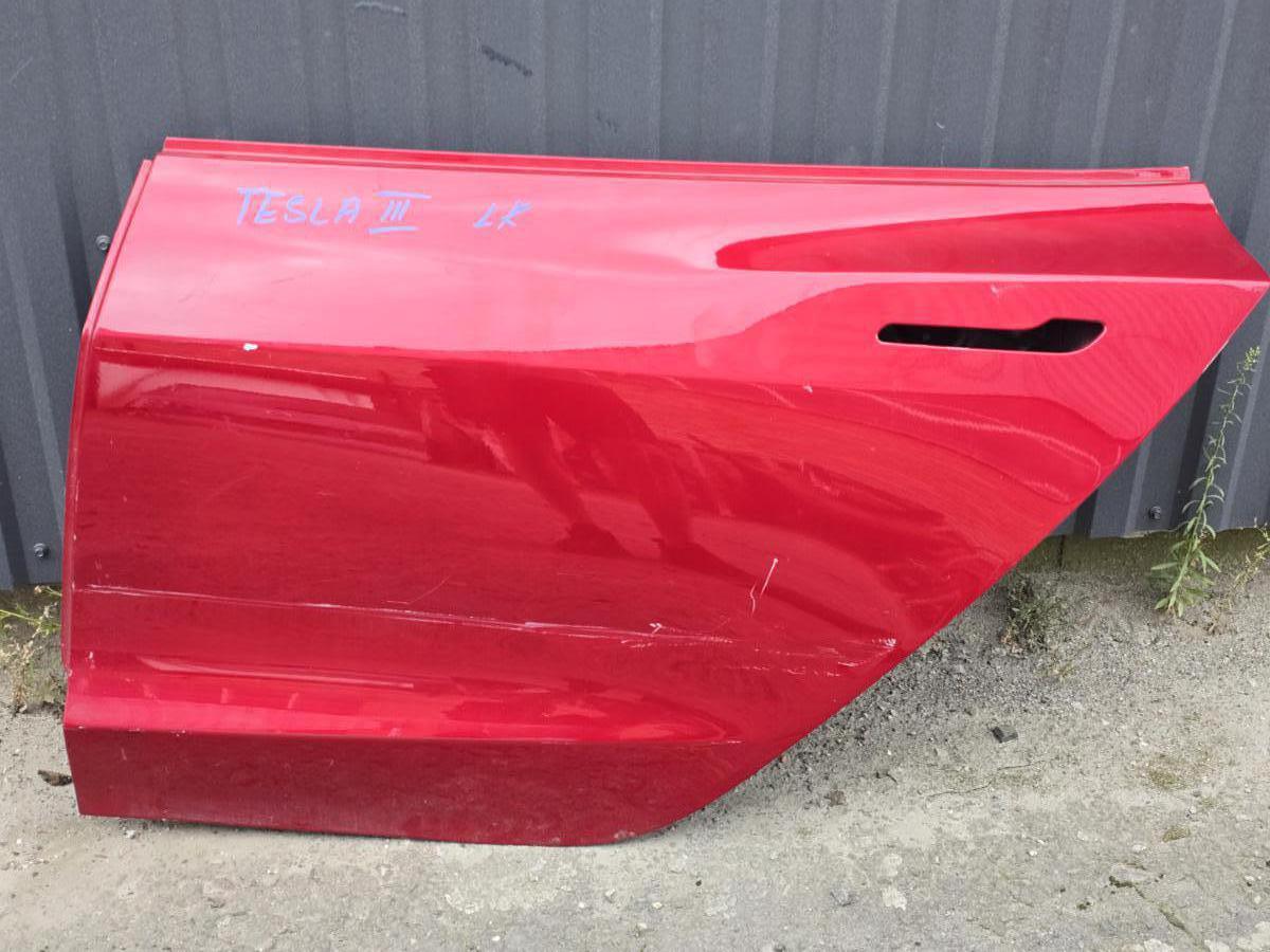 Двері голі задня ліва Tesla Model 3 18- 1081441-E0-C (02607)