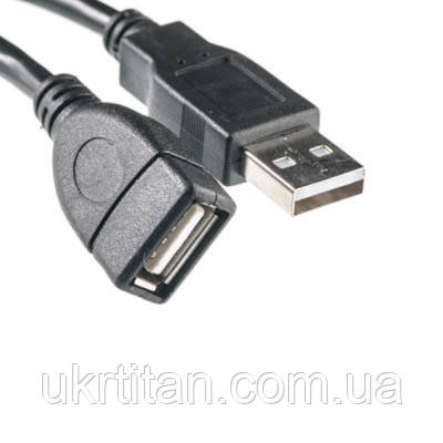 Оригінал! Дата кабель USB 2.0 AM/AF 5.0m PowerPlant (KD00AS1212) - Вища Якість!, фото 1