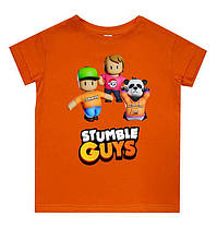 Футболки Stumble guys із лого для дітей та підлітків