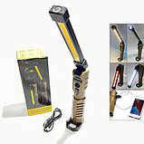 Потужний ліхтар для риболовлі WL-08 XPE+COB, Лампочка для кемпінгу акумуляторна, Кемпінговий світильник JO-38, фото 6