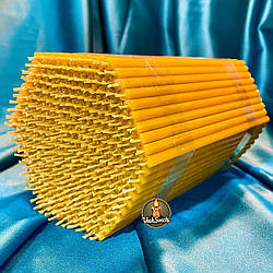 Набір середніх тонких воскових свічок (300 шт. в уп.) для дому та молитви з медовим ароматом