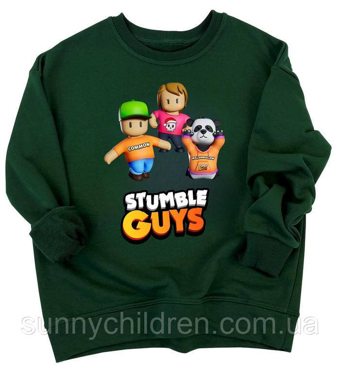 Дитячий світшот «Stumble Guys» з лого