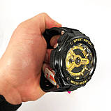 Протиударні годинники SKMEI 2101BKGD, Стильні армійські годинники Рибальські TY-39, фото 2