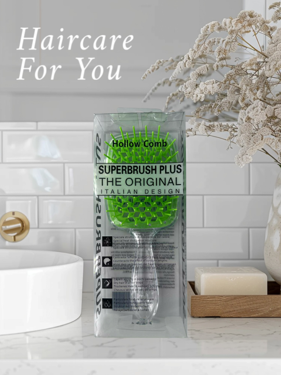 Гребінець щітка для волосся масажний SUPERBRUSH PLUS THE ORIGINAL