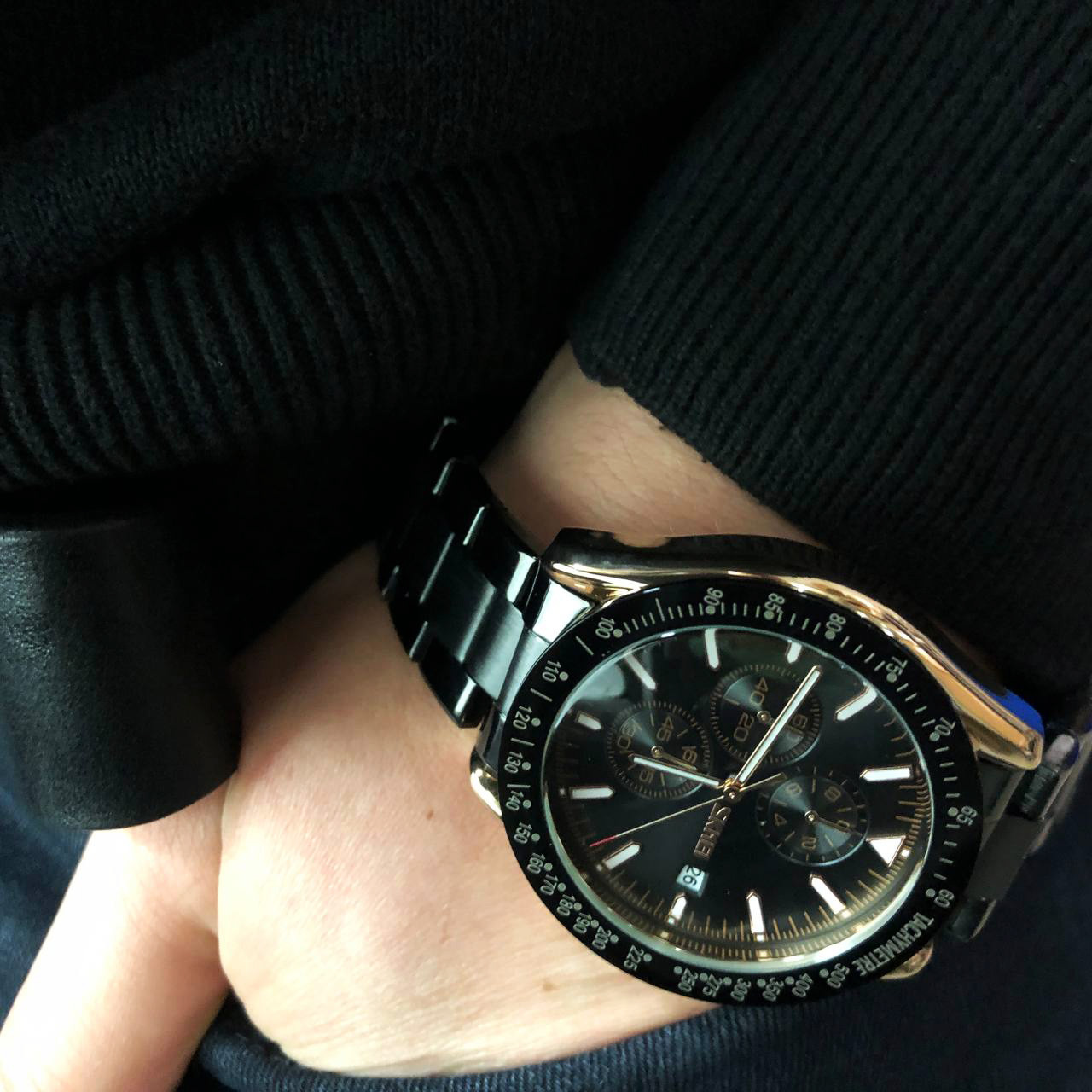 Чоловічі годинники стильні годинники на руку, Оригінальні чоловічі годинники класні FP-27, фото 1