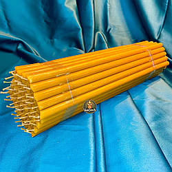 Набір великих високих воскових свічок (52 шт. в уп.) для дому та молитви з медовим ароматом