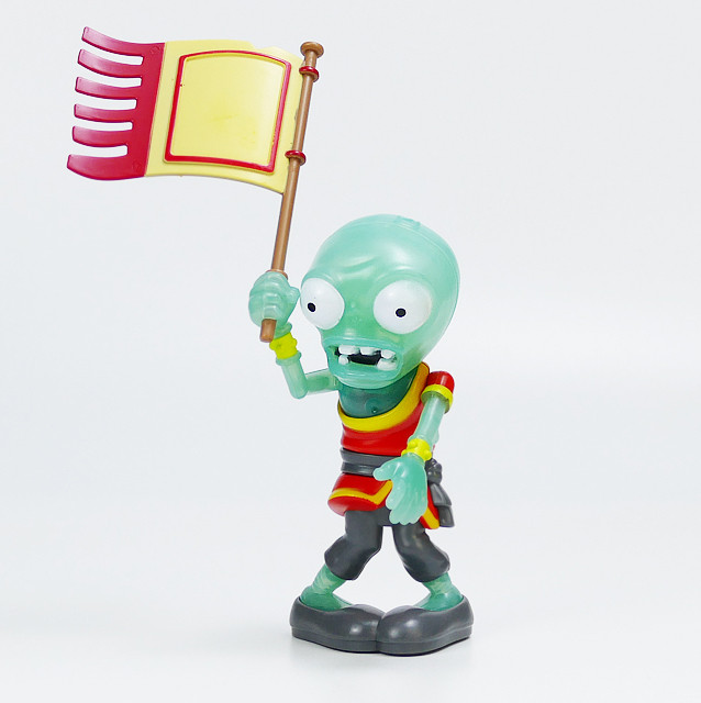 Іграшка Зомбі з Прапором Рослини проти Зомбі 12 см Plants vs Zombies Зомбі (01223)