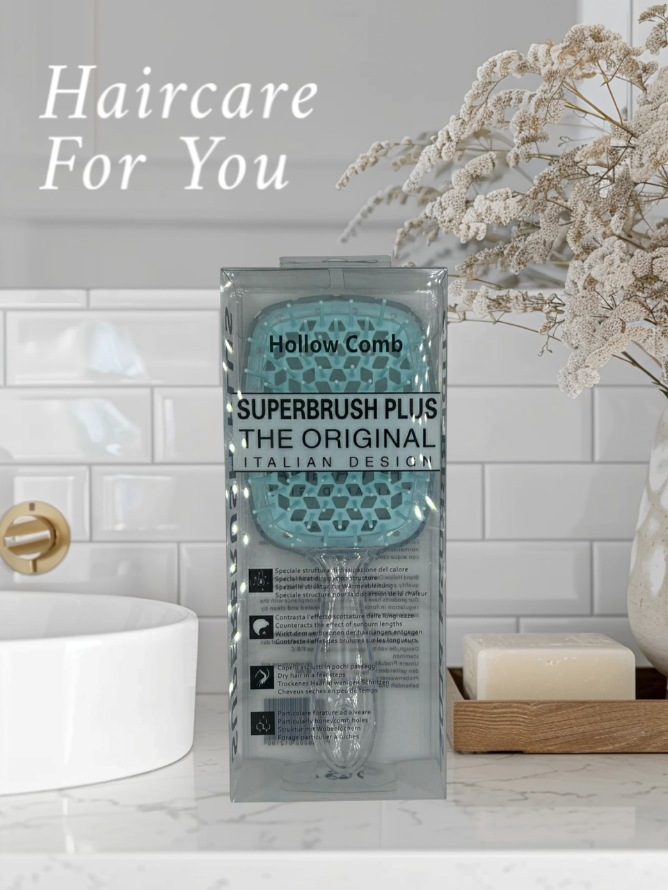 Гребінець щітка для волосся масажний SUPERBRUSH PLUS THE ORIGINAL