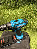 Шурупокрут Makita 331 DWE (24 V, 5.0 AH) з набором інструментів, запасний акумулятор, фото 6