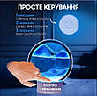 Настільна 3D лампа нічник, пісочний годинник з різнобарвним RGB підсвічуванням, фото 9