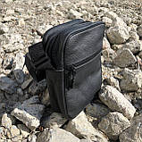 Практична чоловіча сумка барсетка, Сумка через плече кежуал чоловіча для документів зручна QE-63, фото 2