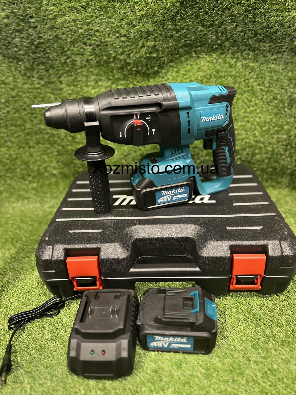 Акумуляторний Перфоратор Makita DHR202BL 48 V 6 Ah безщітковий 4.8 Дж