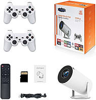 Смарт проектор - ігрова консоль с джойстиками X10 Plus 4K