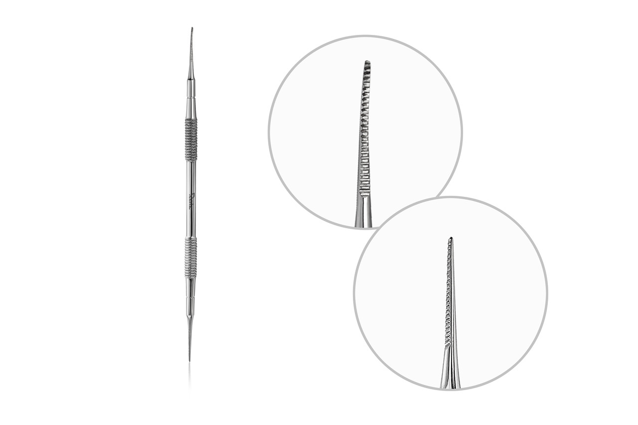 Лопатка манікюрна WORK form 3 (скруглений пушер+шабер), фото 1