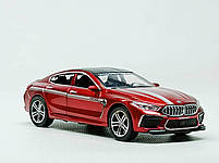 Машинка Авто експерт «BMW m8» червона, (15 см), світло, звук 69270-2, фото 3