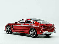 Машинка Авто експерт «BMW m8» червона, (15 см), світло, звук 69270-2, фото 4
