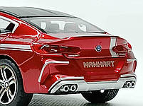 Машинка Авто експерт «BMW m8» червона, (15 см), світло, звук 69270-2, фото 5