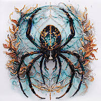 Набір-міді для вишивки бісером Кришталеве павутиння (20 х 20 см) Абрис Арт AMB-117