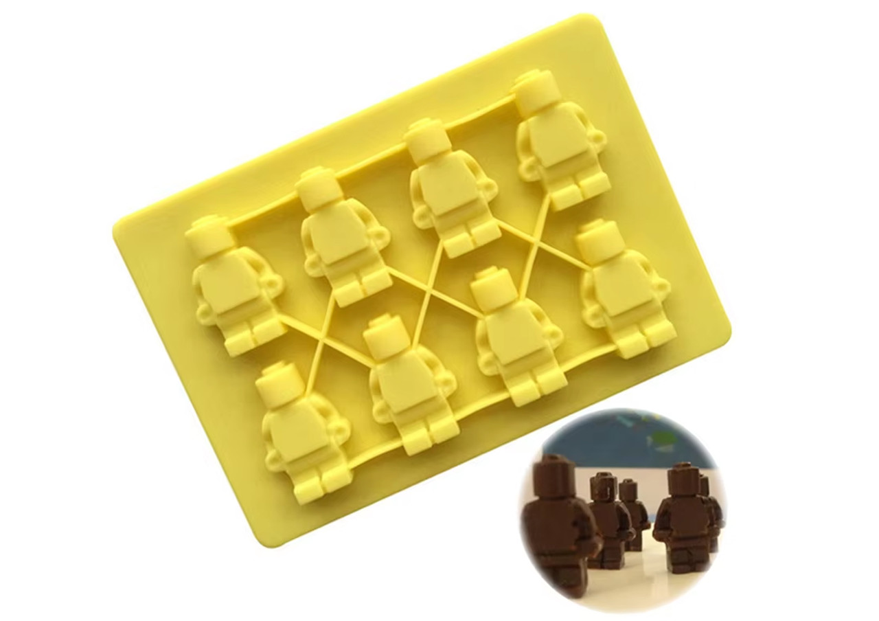 Силіконова форма для цукерок CHI Людини Лего (202125)