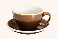 LOVERAMICS EGG Potter Latte Cup (карамель) чашка і блюдце Латте 300 мл