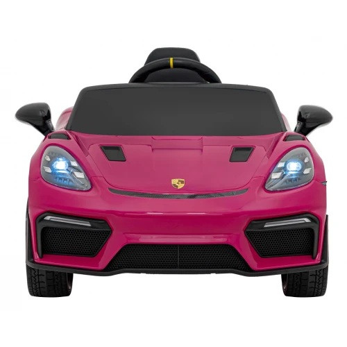 Дитяча акумуляторна машинка Porsche 718 Рожева, фото 1