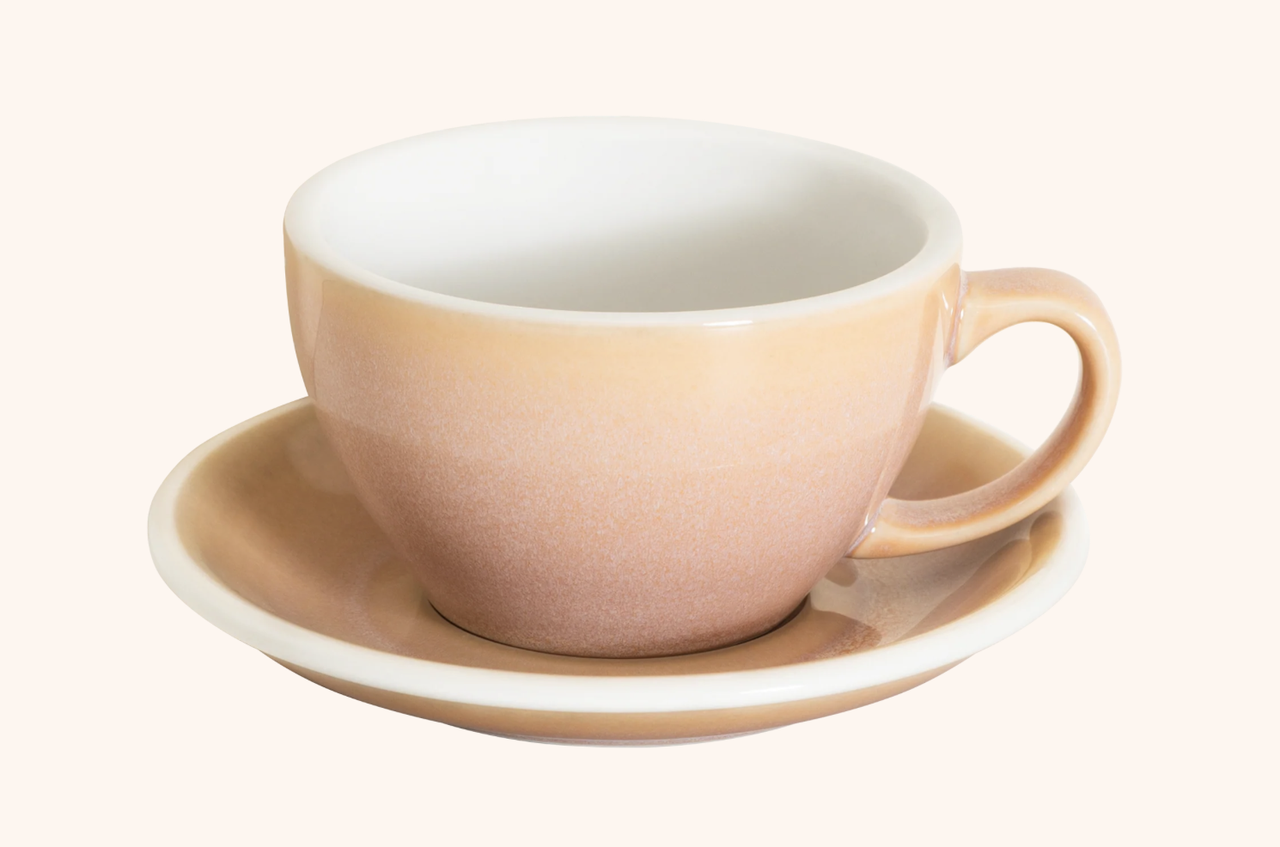 LOVERAMICS EGG Potter Latte Cup (роуз) чашка і блюдце Латте 300 мл