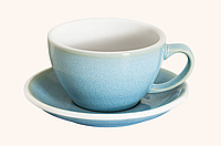 LOVERAMICS EGG Potter Latte Cup (айс блю) чашка і блюдце Латте 300 мл