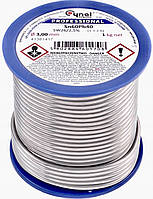 Припой Cynel с флюсом 1кг 3мм Sn60Pb40