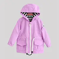 Дитяча куртка-дощовик для дівчинки MagBaby Basil 101232 98-103 см Фіолетова (4821711012320)
