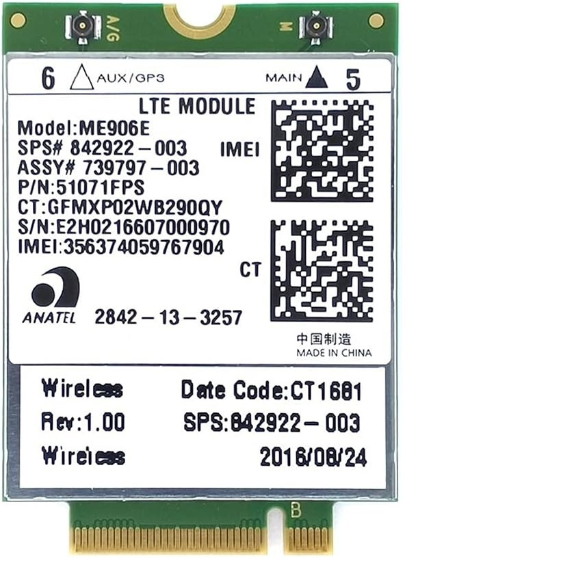 4G модем LTE CAT3 Huawei ME906E для ноутбука M.2 (842922-003 ) бу