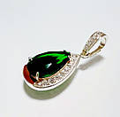 Підвіска зі срібла з золотими вставками, фото 2