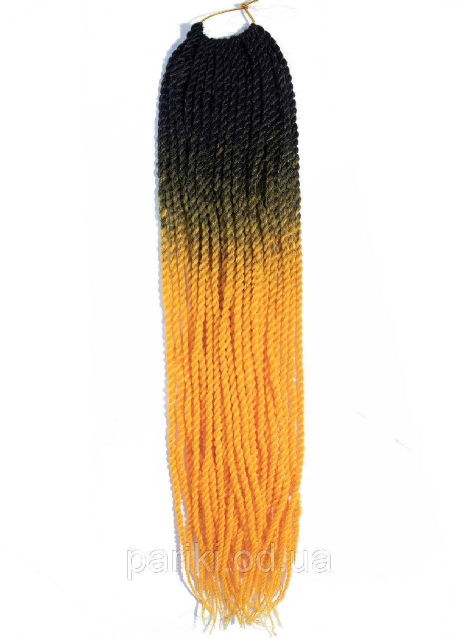 30 кос Сенегальські 60см. 100гр. Омбре2  "Twist Hair"