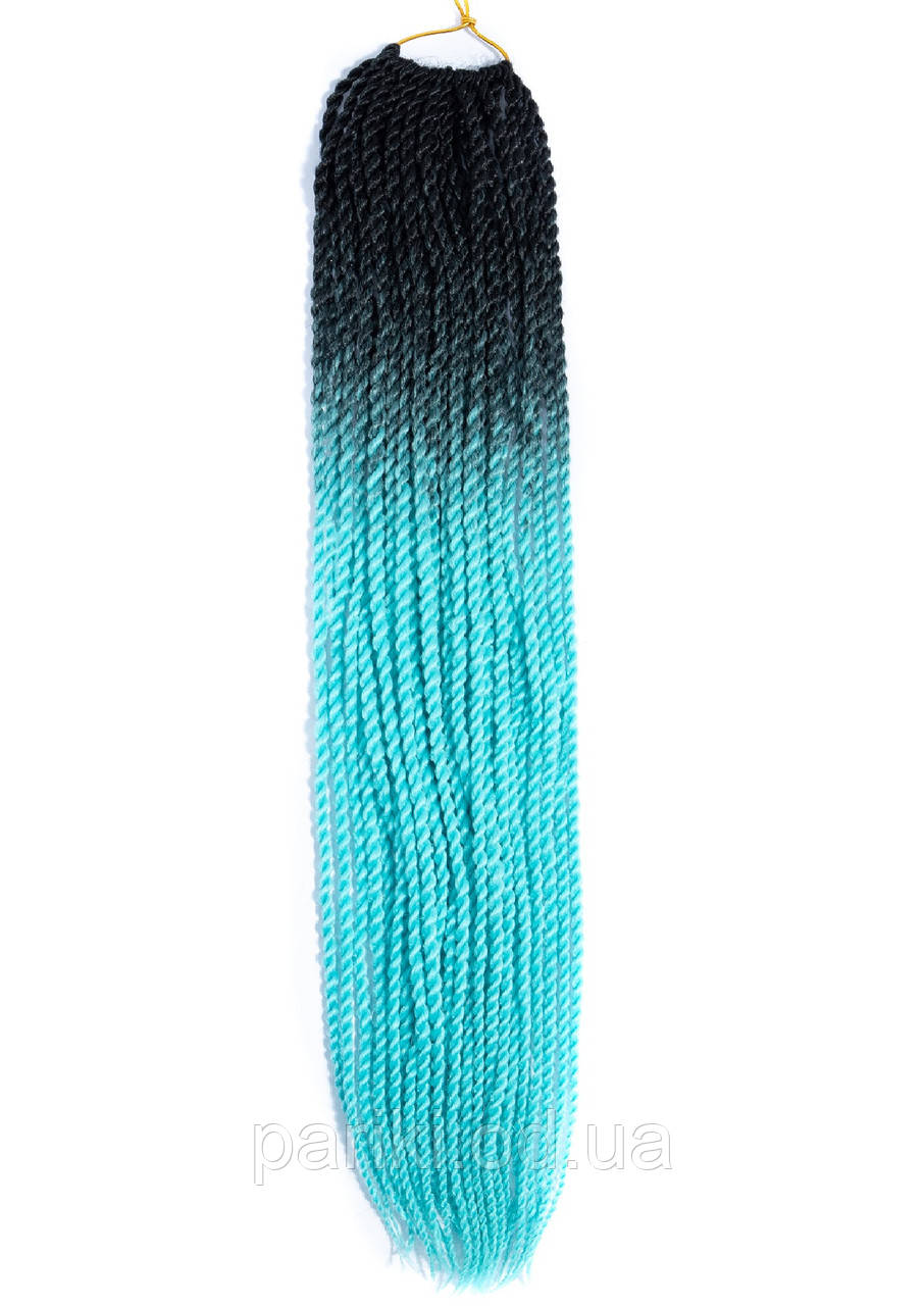 30 кос Сенегальські 60см. 100гр. Омбре2  "Twist Hair"