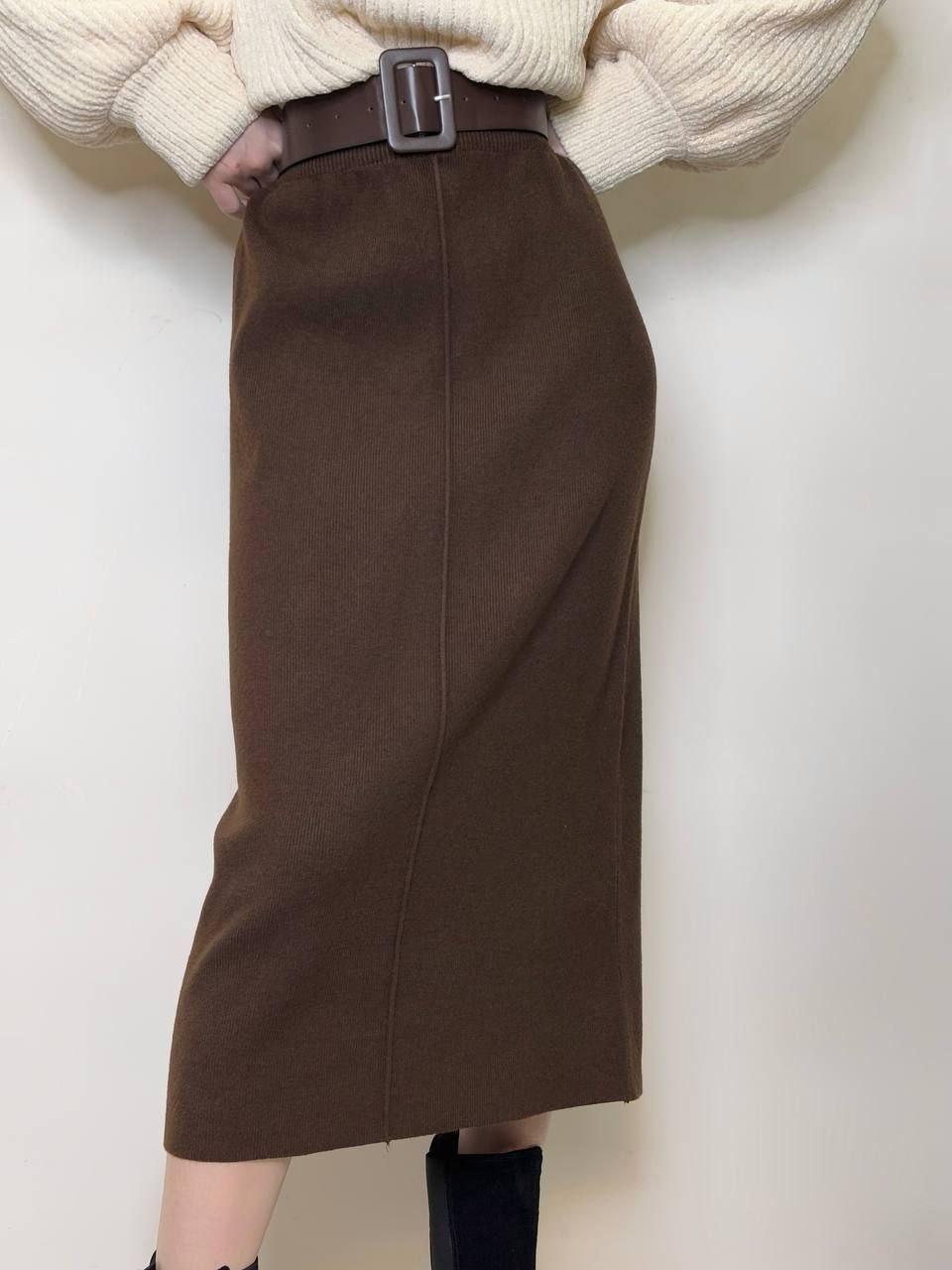 Ідеальна  спідничка трикотаж в'язка, фото 1