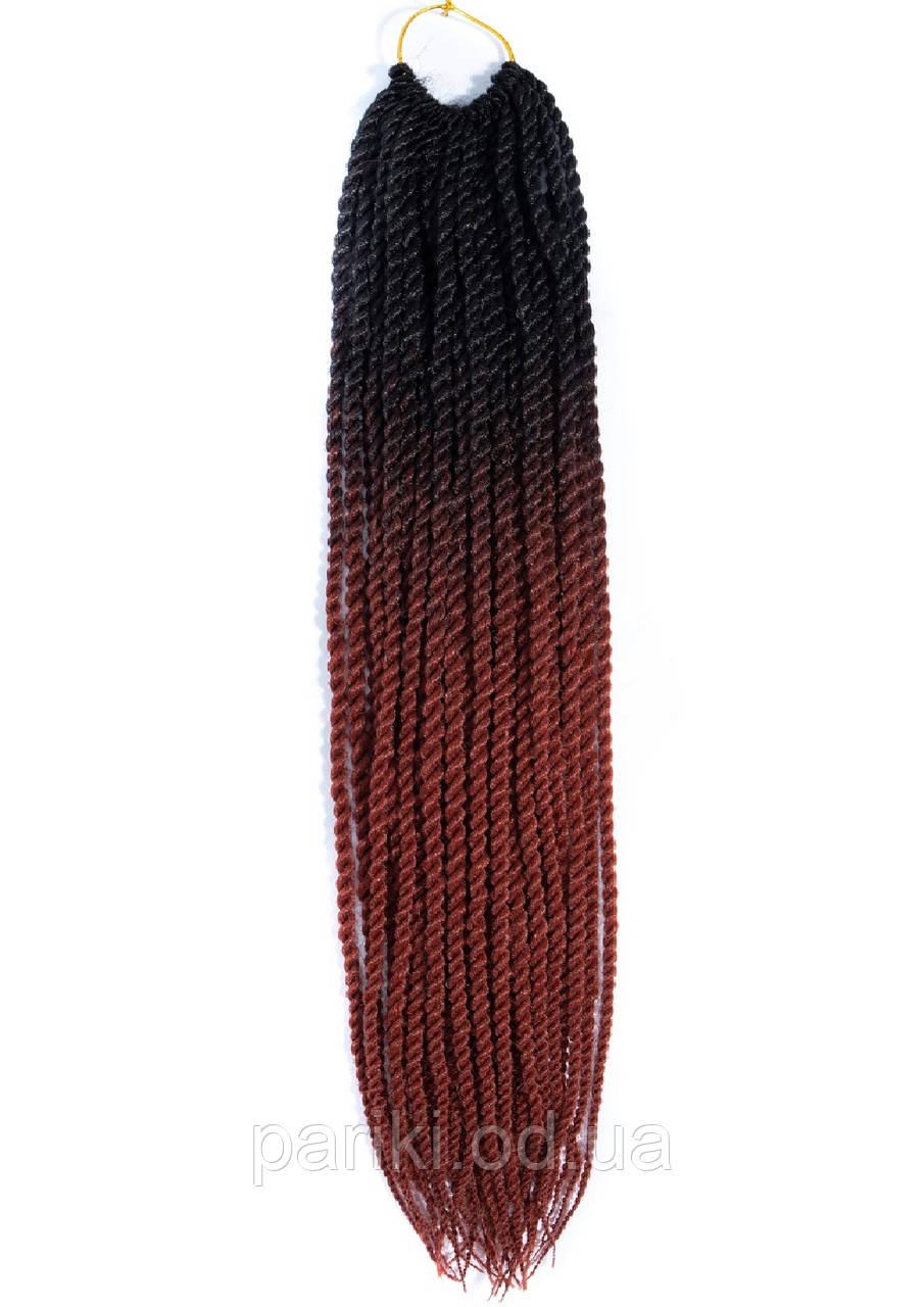 30 кос Сенегальські 60см. 100гр. Омбре2  "Twist Hair"