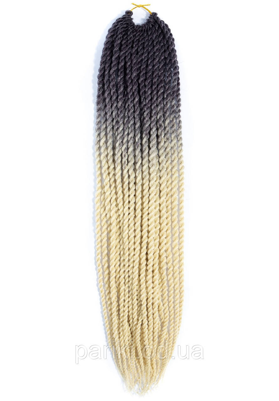 30 кос Сенегальські 60см. 100гр. Омбре2  "Twist Hair"