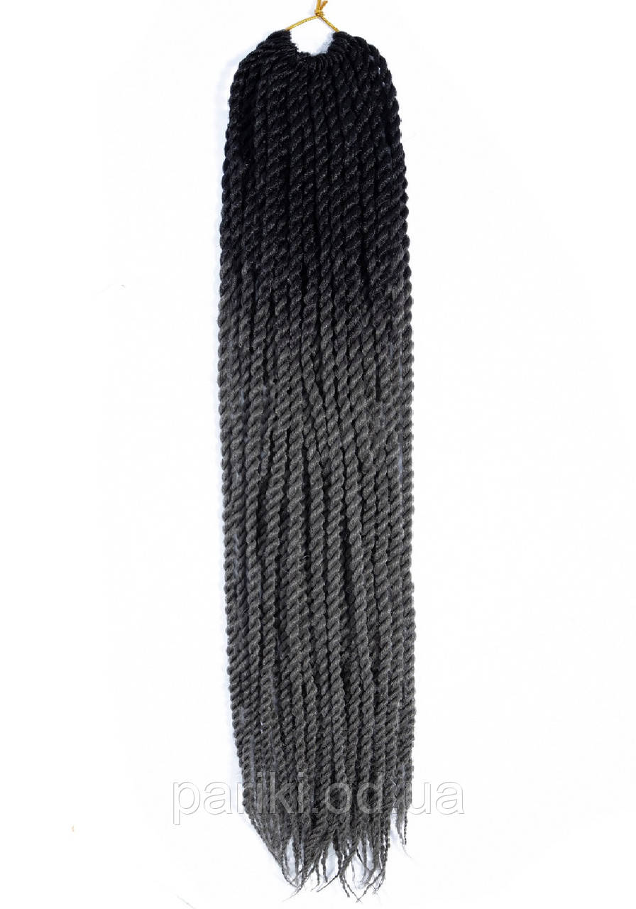 30 кос Сенегальські 60см. 100гр. Омбре2  "Twist Hair"