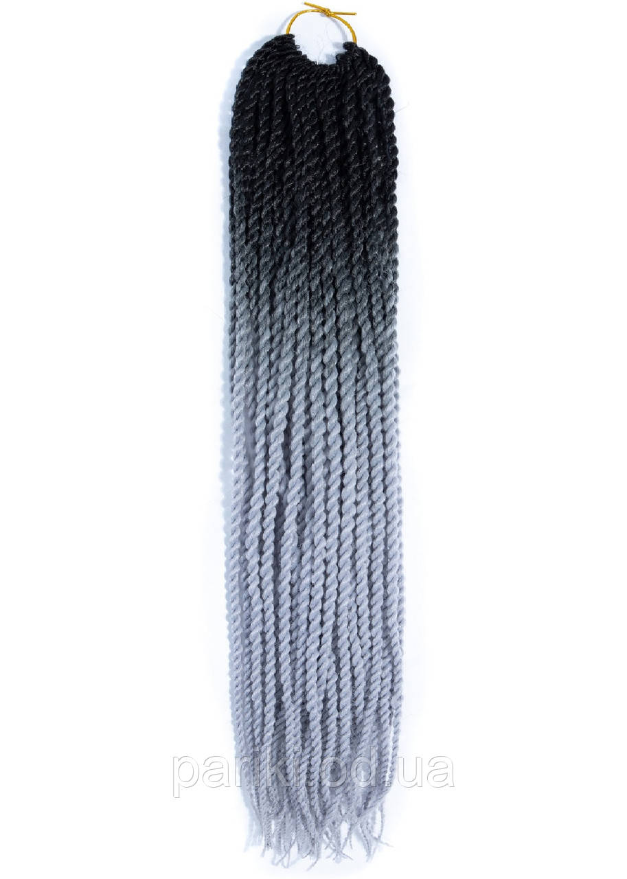 30 кос Сенегальські 60см. 100гр. Омбре2  "Twist Hair"