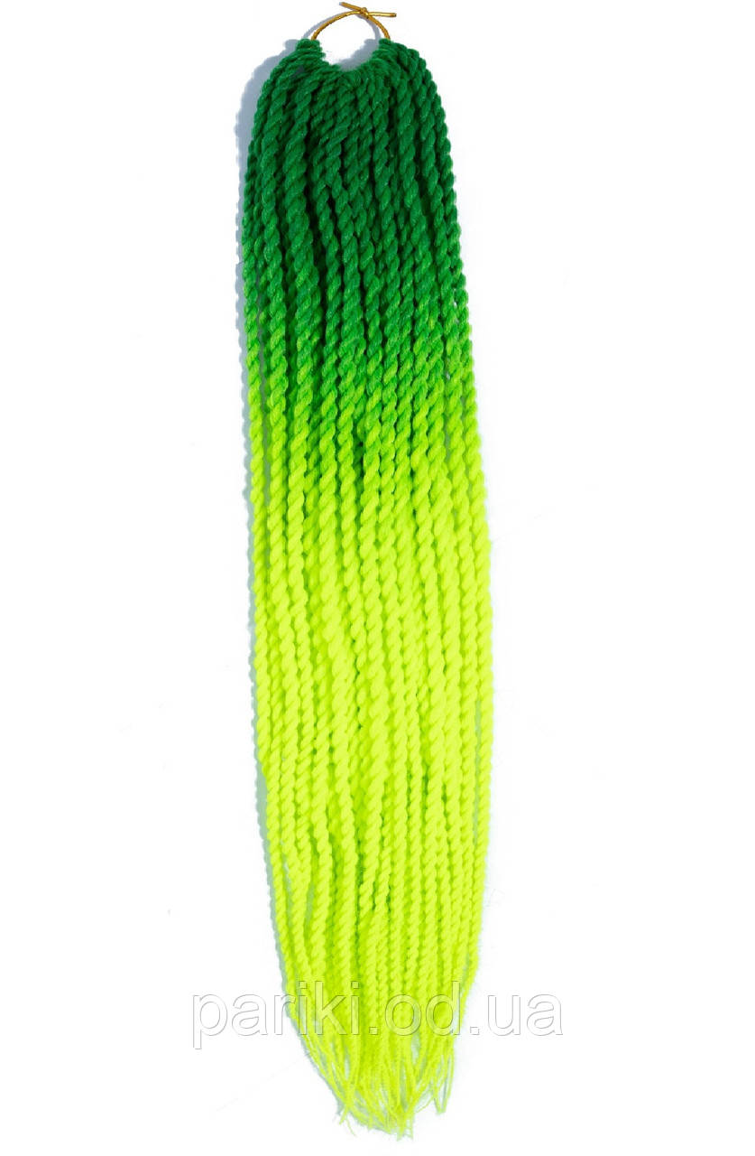 30 кос Сенегальські 60см. 100гр. Омбре2  "Twist Hair"