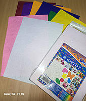 HQ170-MIX1 Фетр HARD 170GSM 1,2мм 10PC/OPP A4