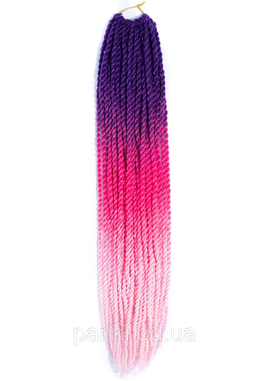 30 кос Сенегальські 60см. 100гр. Омбре3  "Twist Hair"