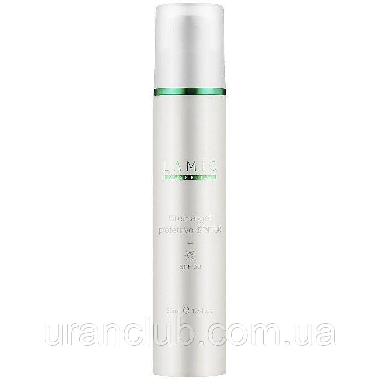 Тональний крем із SPF 50 Crema protettivo solare di tono SPF 50 Lamic cosmetici 50 мл, цалонів краси