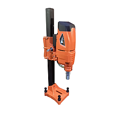 Потужна установка алмазного буріння GTM DK-182 зі стійкою : 2.8/3.9 кВт, сверління мокре