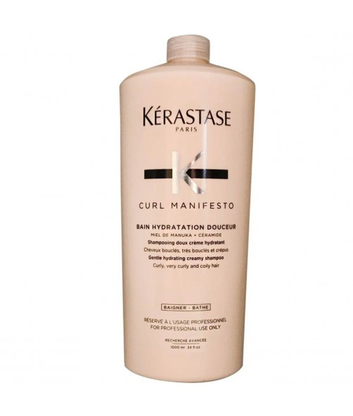 Шампунь для кучерявого волосся Kerastase Curl Manifesto Bain Hydratation Douceur 1000 мл, фото 1