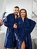 Парний жіночий халат і чоловічий з мікрофібри, фото 4