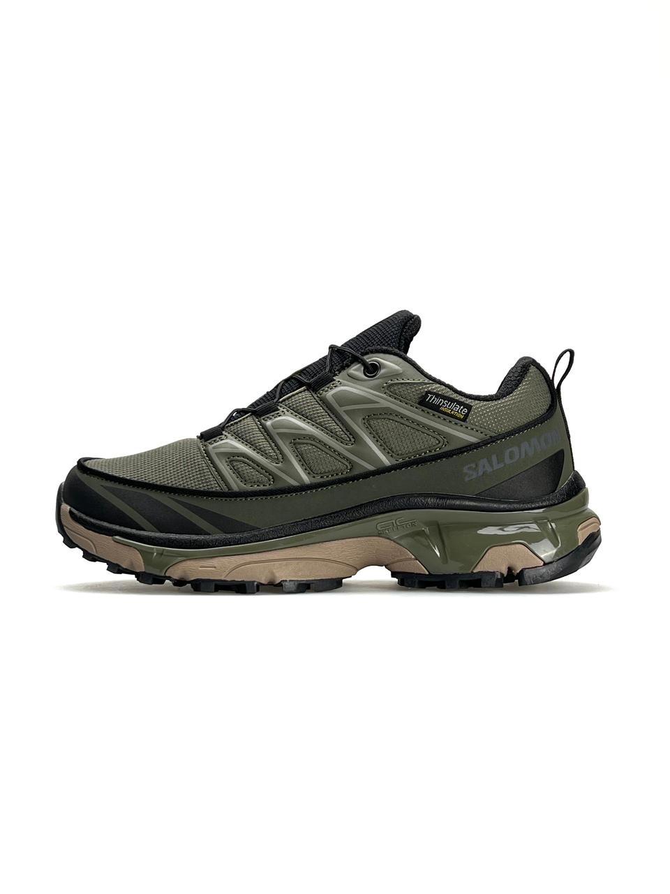Чоловічі кросівки Salomon XT-6 Khaki, кеди чоловічі Паватки текстиль Gore-Tex хакі. 41