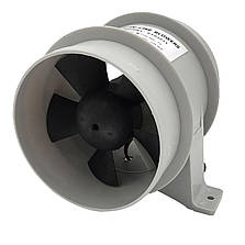 Вентилятор 12 V канальний d 100 мм Standart вологостійкий, фото 1